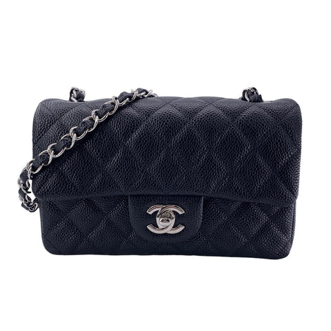 【中古】 CHANEL シャネル  ショルダーバッグ A69900 ミニマトラッセ20 キャビアスキン チェーンショルダーバッグ 23034063 AK