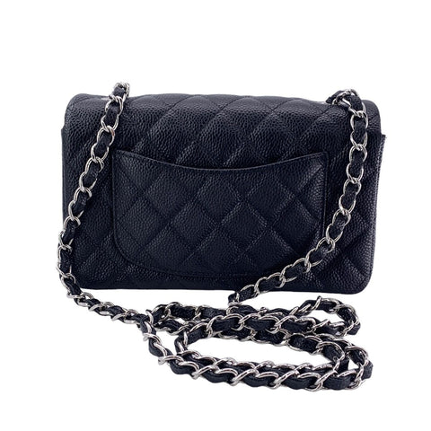 【中古】 CHANEL シャネル  ショルダーバッグ A69900 ミニマトラッセ20 キャビアスキン チェーンショルダーバッグ 23034063 AK