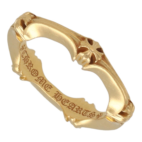 【中古】 CHROME HEARTS クロムハーツ プラスアンドボーン リング 16号 22K ゴールド プラス&ボーン 指輪 23034577 RS