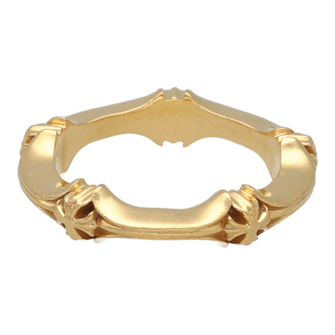 【中古】 CHROME HEARTS クロムハーツ プラスアンドボーン リング 16号 22K ゴールド プラス&ボーン 指輪 23034577 RS