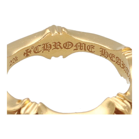 【中古】 CHROME HEARTS クロムハーツ プラスアンドボーン リング 16号 22K ゴールド プラス&ボーン 指輪 23034577 RS