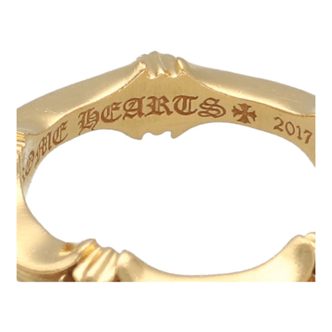 【中古】 CHROME HEARTS クロムハーツ プラスアンドボーン リング 16号 22K ゴールド プラス&ボーン 指輪 23034577 RS