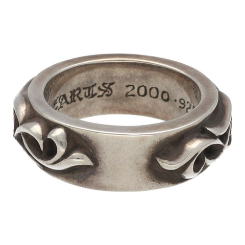 【中古】 CHROME HEARTS クロムハーツ ダブルナロー ヴァインバンド リング 19.5号 SV925 シルバー 指輪 23035178 RS