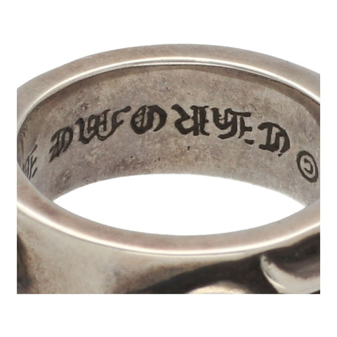 【中古】 CHROME HEARTS クロムハーツ ダブルナロー ヴァインバンド リング 19.5号 SV925 シルバー 指輪 23035178 RS