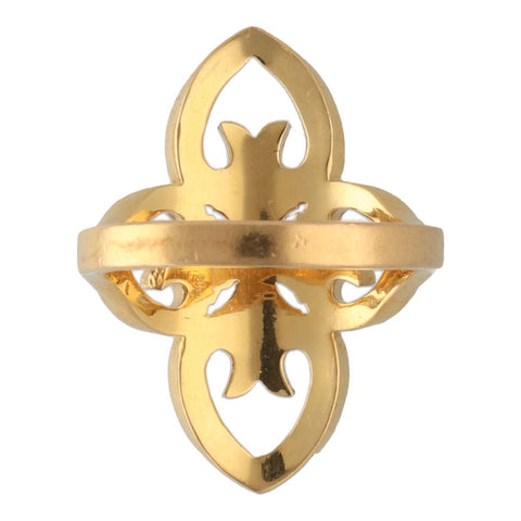 【中古】 CHROME HEARTS クロムハーツ フィリグリーハート リング 10号 22K ゴールド ケイトハドソン 指輪 23035393 RS
