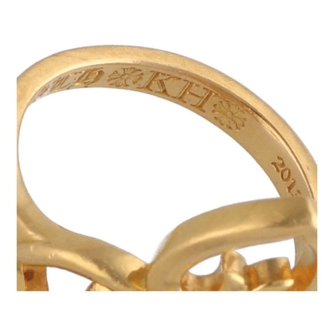 【中古】 CHROME HEARTS クロムハーツ フィリグリーハート リング 10号 22K ゴールド ケイトハドソン 指輪 23035393 RS