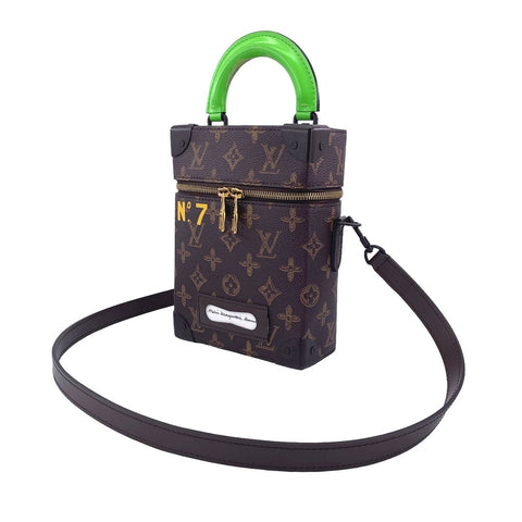 【中古】 LOUIS VUITTON ルイ・ヴィトン ヴェルティカル・ボックス トランク M59664 ショルダーバッグ トップハンドル ポーチ モノグラム メンズ レディース 23035399 AO