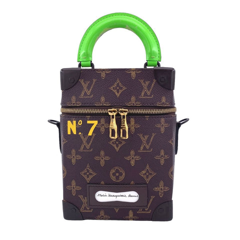 【中古】 LOUIS VUITTON ルイ・ヴィトン ヴェルティカル・ボックス トランク M59664 ショルダーバッグ トップハンドル ポーチ モノグラム メンズ レディース 23035399 AO