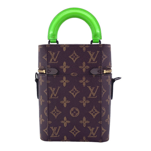 【中古】 LOUIS VUITTON ルイ・ヴィトン ヴェルティカル・ボックス トランク M59664 ショルダーバッグ トップハンドル ポーチ モノグラム メンズ レディース 23035399 AO