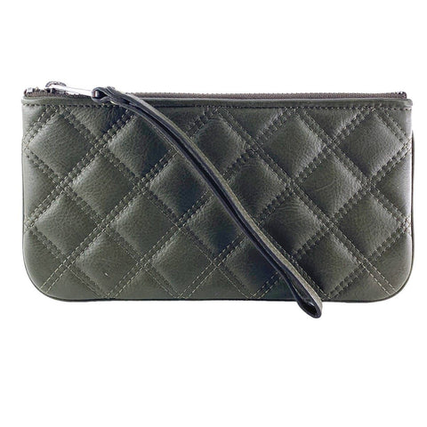【中古】 MARC JACOBS マークジェイコブス  化粧ポーチ   ポーチ ダークグリーン 23038421 YM