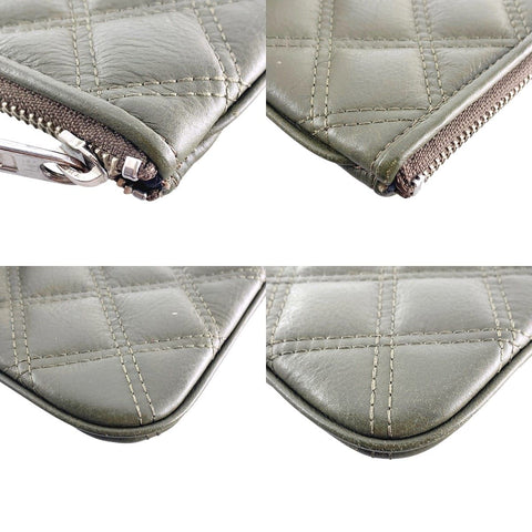 【中古】 MARC JACOBS マークジェイコブス  化粧ポーチ   ポーチ ダークグリーン 23038421 YM