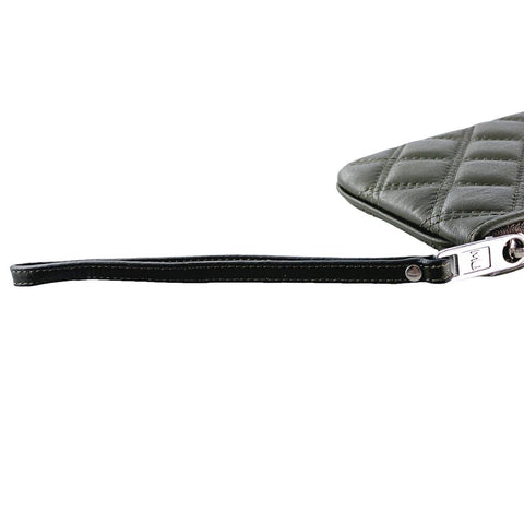 【中古】 MARC JACOBS マークジェイコブス  化粧ポーチ   ポーチ ダークグリーン 23038421 YM