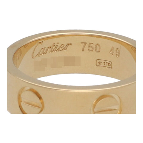 【中古】 Cartier カルティエ LOVE リング B4084649 K18 YG 指輪 23038588DS