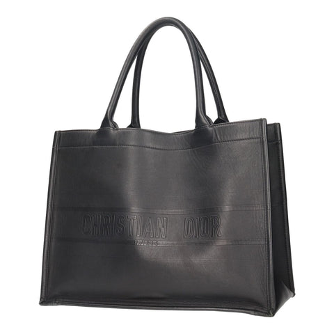 【中古】 Dior ディオール BOOK TOTE バッグ ミディアム M1296ZGSB_M900 カーフスキン ブラック 黒 カーフスキン ブックトート ハンドバッグ 23038699 RS