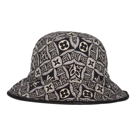 【中古】 LOUIS VUITTON ルイ・ヴィトン ボブハット since1854 M MP2829 ブラック ホワイト モノグラム バケットハット 23039616 RS