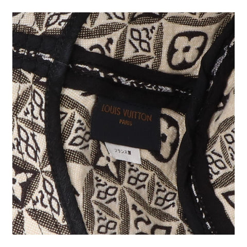 【中古】 LOUIS VUITTON ルイ・ヴィトン ボブハット since1854 M MP2829 ブラック ホワイト モノグラム バケットハット 23039616 RS