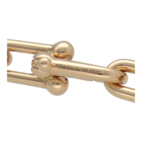 【中古】 Tiffany ＆ Co. ティファニー ハードウェア グラジュエイテッド リンク ネックレス 63008958 K18 ローズゴールド ピンクゴールド RG PG チェーン 23040026 RS