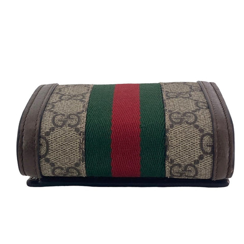 【中古】 GUCCI グッチ オフィディアGG ウォレット レディース 598662 ２つ折り財布 シェリーライン 23040068 AS