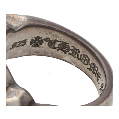 【中古】 CHROME HEARTS クロムハーツ フローラル ハート リング 9号 SV925 シルバー 指輪 23040432 RS