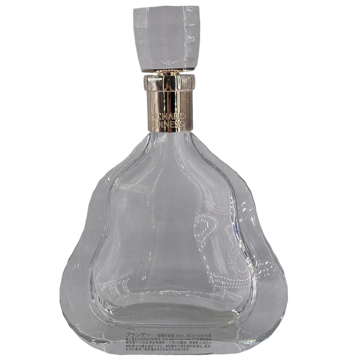 【中古】 BACCARAT バカラ ヘネシー リシャール現行 空ボトル 瓶 700ml 17019446 AS