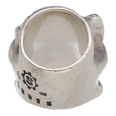【中古】 STARLINGEAR スターリンギア パンチャー リング パヴェダイヤ アフターダイヤ 指輪 シルバー アクセサリー 18015988 AO
