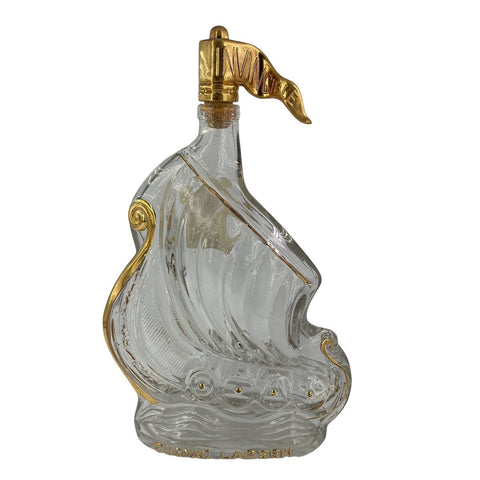 【中古】 LARSEN ラーセン シップボトル 空ボトル 透明 クリア 700ml 空瓶 ブランデー 置物 飾りボトル 21000435 AS