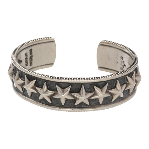 【中古】 CODY SANDERSON コディサンダーソン ダブルデップスターコインエッジブレスレット バングル シルバー アクセサリー ジュエリー カフ 21007406 AO