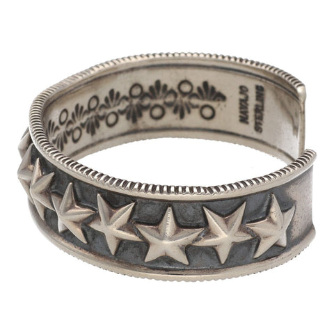 【中古】 CODY SANDERSON コディサンダーソン ダブルデップスターコインエッジブレスレット バングル シルバー アクセサリー ジュエリー カフ 21007406 AO