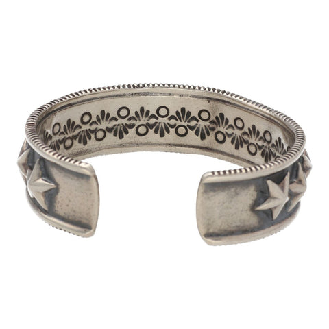 【中古】 CODY SANDERSON コディサンダーソン ダブルデップスターコインエッジブレスレット バングル シルバー アクセサリー ジュエリー カフ 21007406 AO