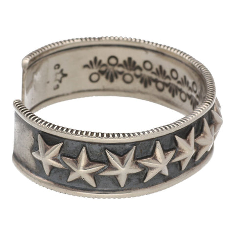 【中古】 CODY SANDERSON コディサンダーソン ダブルデップスターコインエッジブレスレット バングル シルバー アクセサリー ジュエリー カフ 21007406 AO