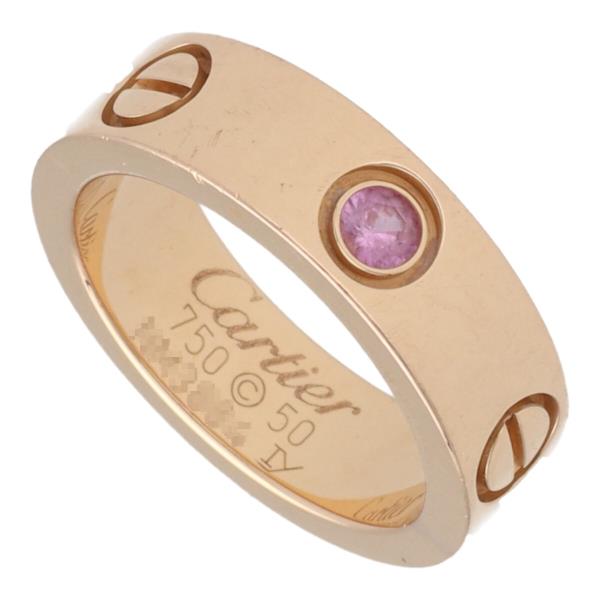 カルティエ/Cartier LOVE RING B4064450 K18PG/ピンクサファイア ピンクゴールド 50 8号 ラブリング 指輪 1P メンズ・レディース 兼用 歌舞伎屋 【中古】  21021885RS