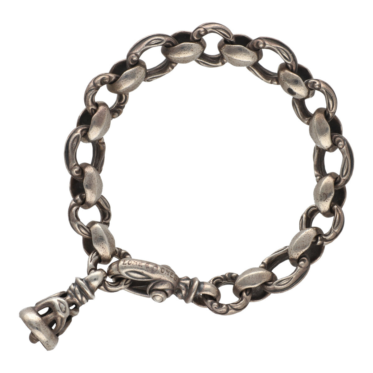 【中古】 LONE-ONES ロンワンズ シグネット ウィズ 1ドーヴベル ブレスレット MFB-0010-B SV925 シルバー ドーブベル 21033547 RS