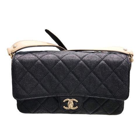 【中古】 CHANEL シャネル  ショルダーバッグ マトラッセ ソフトキャビアスキン ショルダーバッグ 21043990 AK