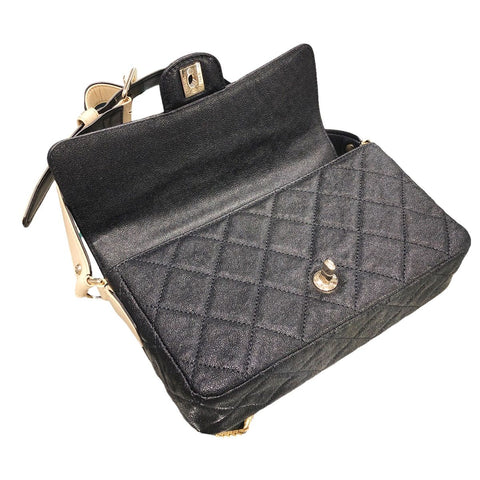 【中古】 CHANEL シャネル  ショルダーバッグ マトラッセ ソフトキャビアスキン ショルダーバッグ 21043990 AK