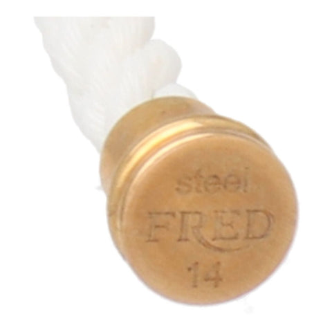 【中古】 FRED フレッド ブレスレット 6B0285 フォース10 MM ミディアムモデル YG用 ホワイト 14刻印  22001688 MK