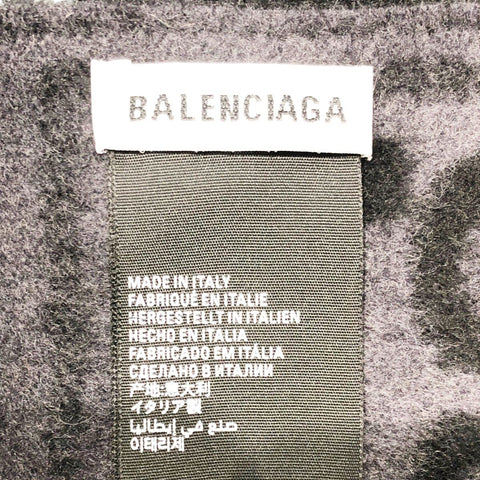 【中古】 BALENCIAGA バレンシアガ  メンズスカーフ  681511 xｸﾞｯﾁ HACKER ｻﾞ･ﾊｯｶｰﾌﾟﾛｼﾞｪｸﾄ BBﾛｺﾞ 22003737 YM