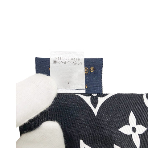 【中古】 LOUIS VUITTON ルイ・ヴィトン バンドー モノグラム コンフィデンシャル メンズスカーフ  M78656 ツイリー スカーフ 22005709 YM