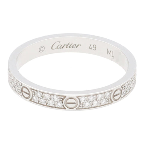 【中古】 Cartier カルティエ  指輪・リング LOVE B4218200 ラブリング SM スモールモデル 22006460 YM