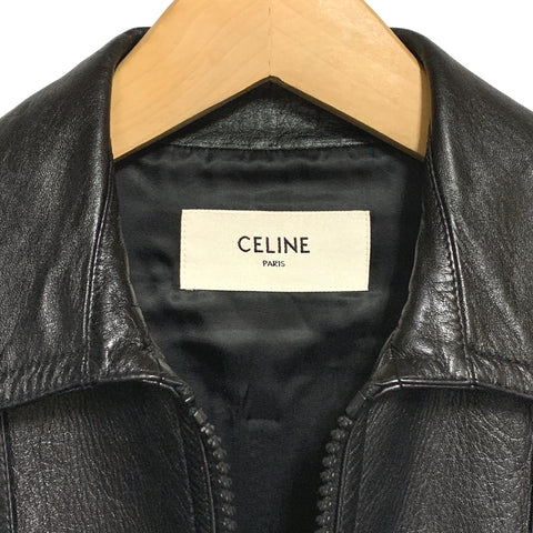 【中古】 CELINE セリーヌ レザーブルゾン コート・ジャケット  2E525968H ラムレザー 22007719 YU