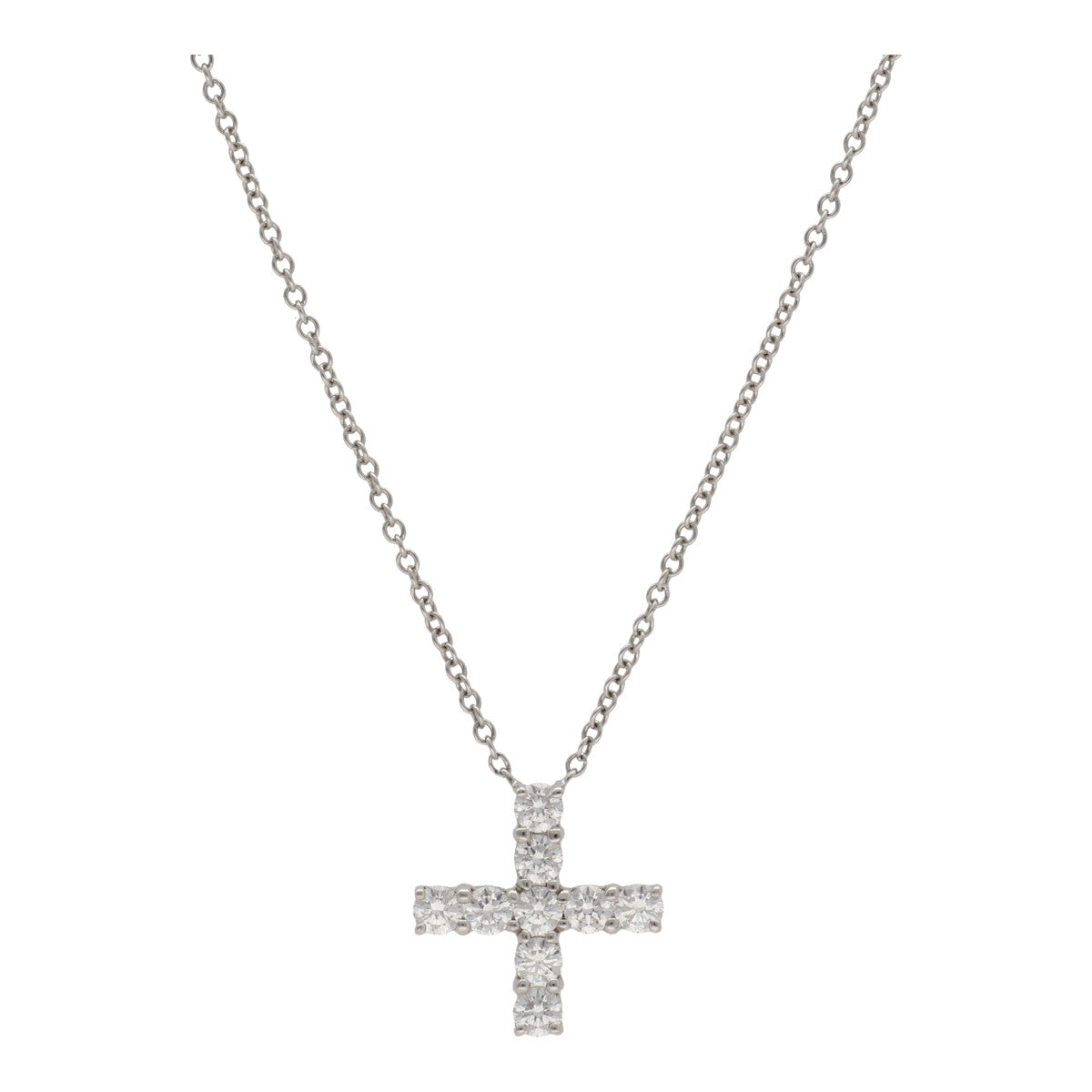 【中古】 Harry Winston ハリーウィンストン シンボルズ ミニクロス・ペンダント PEDPREMCRMC Pt950 ダイヤモンド プラチナ ネックレス 22009028 RS