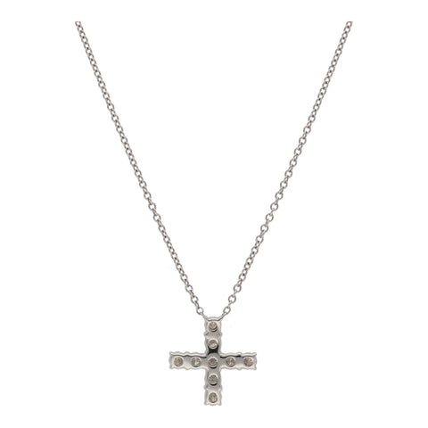 【中古】 Harry Winston ハリーウィンストン シンボルズ ミニクロス・ペンダント PEDPREMCRMC Pt950 ダイヤモンド プラチナ ネックレス 22009028 RS