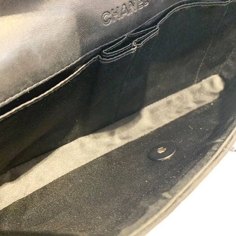 【中古】 CHANEL シャネル  ショルダーバッグ ニュートラベル  チョコバー チェーンショルダー ナイロン 22009962 AK