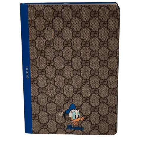 【中古】 GUCCI グッチ  ディズニー×グッチ 661731 ドナルド ラージ ノートブック コラボ ブルー 22011182 AS