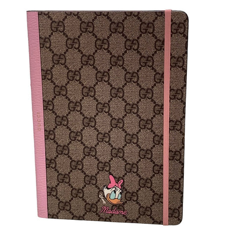 【中古】 GUCCI グッチ ディズニー×グッチ 661731 デイジー ラージ ノートブック コラボ ピンク 22014219