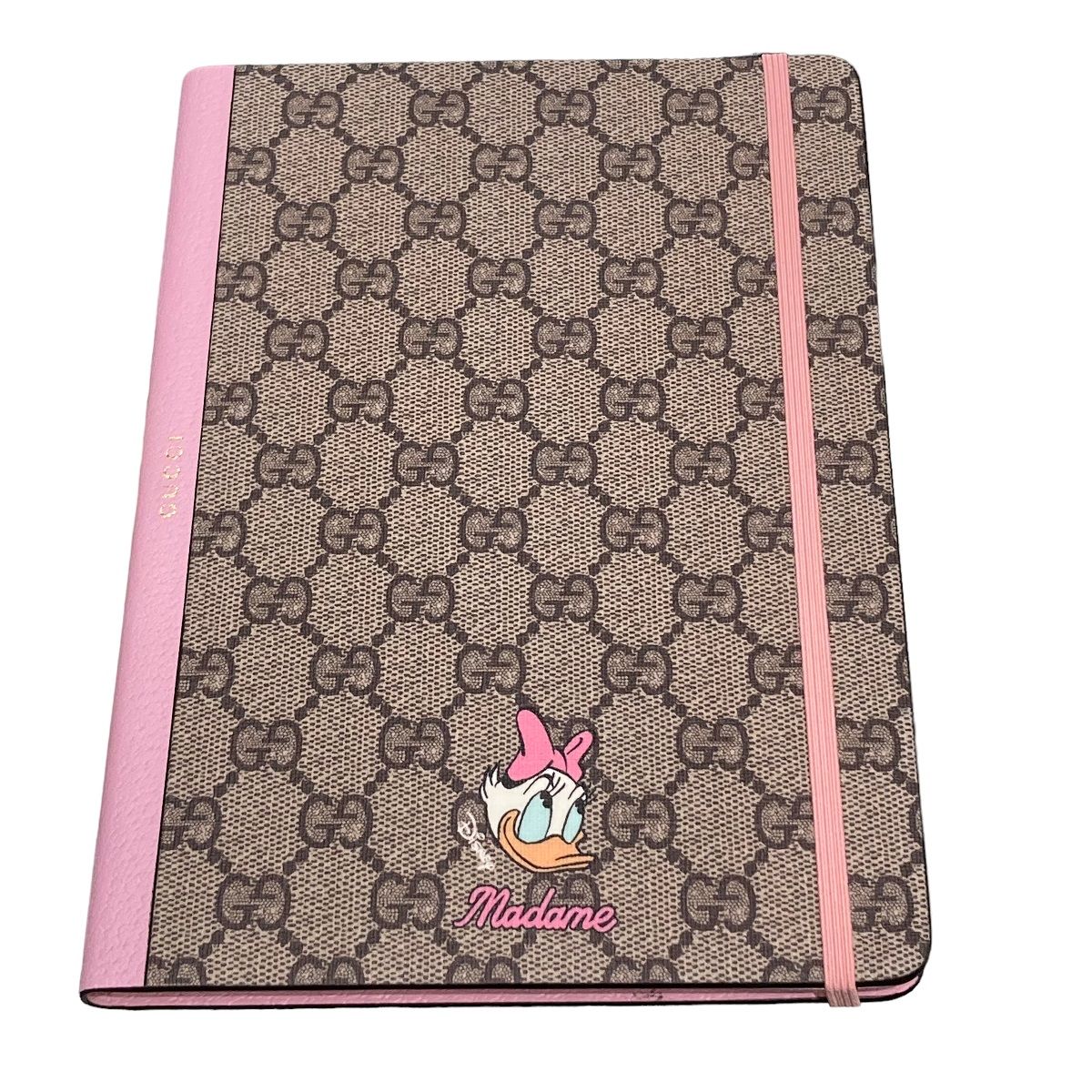 【中古】 GUCCI グッチ ディズニー×グッチ 661731 デイジー ラージ ノートブック コラボ ピンク 22014219