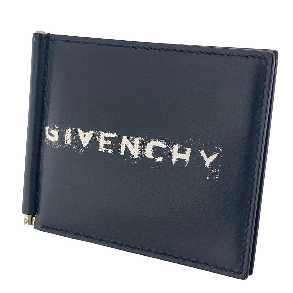 【中古】 Givenchy ジバンシィ マネークリップ  二つ折り メンズ マネークリップ 6028K0KK ブラック 22017795 AS