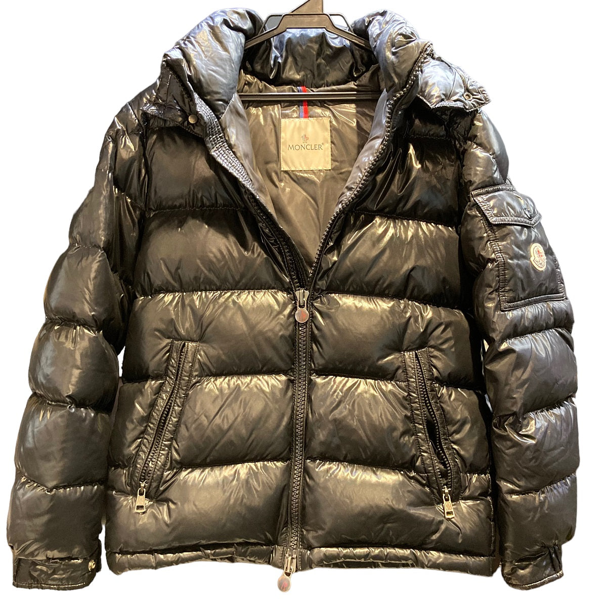 【中古】 MONCLER モンクレール MAYA JACKET 黒 メンズ ダウンジャケット 0サイズ  22020615 AS