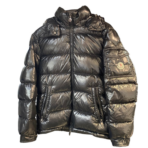 【中古】 MONCLER モンクレール MAYA JACKET 黒 メンズ ダウンジャケット 0サイズ  22020615 AS