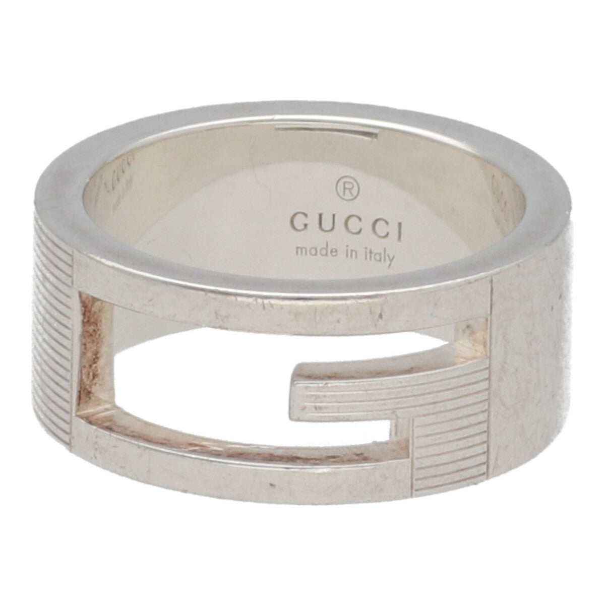 【中古】 GUCCI グッチ  指輪・リング ブランデッド G 032660 SV 指輪　 22025362 LI