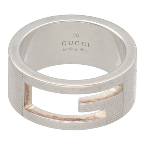 【中古】 GUCCI グッチ  指輪・リング ブランデッド G 032660 SV 指輪　 22025362 LI